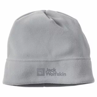 Czapki damskie - Czapka Polarowa Jack Wolfskin Real Stuff Beanie Slate Grey - grafika 1