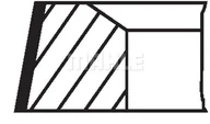 Silnik - akcesoria - Zestaw pierścieni tłokowych Mahle 028 RS 10101 0V0 - miniaturka - grafika 1