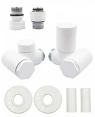 Zawory i kraniki - Zawór regulacyjny Integra prawy GZ1/2 biały All in One - miniaturka - grafika 1