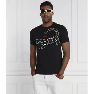 HUGO T-shirt Darpione | Regular Fit - Koszulki męskie - miniaturka - grafika 1