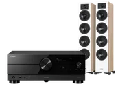 Zestawy stereo - Yamaha MusicCast RX-A2A (czarny) + Diva 6 (dąb) - miniaturka - grafika 1