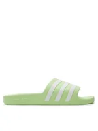 Klapki i japonki damskie - adidas Klapki adilette Aqua Slides IF6046 Zielony - miniaturka - grafika 1