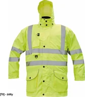 Odzież robocza - CERVA FORMBY HV - kurtka zimowa - żółty S - miniaturka - grafika 1