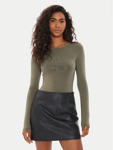 Guess Body Alexandra W4YP06 K68D2 Zielony Slim Fit - Body - miniaturka - grafika 1