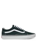 Trampki męskie - Vans Tenisówki Old Skool VN000D7ZPRM1 Zielony - miniaturka - grafika 1