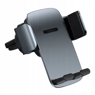 Baseus Uchwyt samochodowy na kratkę nawiewu Easy Control Pro, ciemnoszary - Uchwyty samochodowe do telefonów - miniaturka - grafika 1
