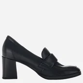 Mokasyny damskie - Loafersy damskie skórzane GABOR GAB35290-27 40 Czarne (4066558062033). Loafersy damskie - Gabor - miniaturka - grafika 1