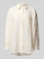 Koszule damskie - Bluzka koszulowa z listwą guzikową model ‘FLORINA’ - miniaturka - grafika 1