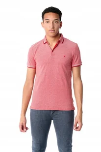 WRANGLER REFINED POLO FORMULA RED W7D6KHXWO XXL - Koszulki męskie - miniaturka - grafika 1