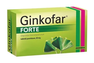 Biofarm Ginkofar Forte 60 szt. - Układ nerwowy - miniaturka - grafika 1