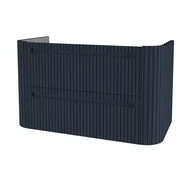 Szafki łazienkowe - Szafka łazienkowa pod umywalkę Devo Gloria 2.0 86 cm ryflowana perfect touch parisian blue GL2-SU2S86-2-F103 - miniaturka - grafika 1