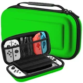Akcesoria do Nintendo - Etui case pokrowiec wzmocniony do Nintendo Switch i Nintendo Switch OLED HAC-001 HAC-001-01 HEG-001 | zielony - miniaturka - grafika 1