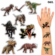 Zabawki kreatywne - TATUAŻE ZMYWALNE DLA DZIECI TYMCZASOWE DINO DINOZAURY - 8 EL. / 150 WZORÓW - miniaturka - grafika 1