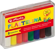 Masy plastyczne - Herlitz Plastelina 8 kolorów - miniaturka - grafika 1