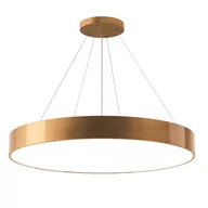 Lampy sufitowe - Lampa wisząca nad stół Sengo 5094 Shilo circles do kuchni złota - miniaturka - grafika 1