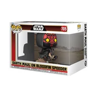 Figurki dla dzieci - Funko POP! Star Wars, figurka kolekcjonerska, Darth Maul On Bloodfin Speeder, 705 - miniaturka - grafika 1