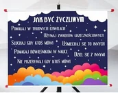 Pomoce naukowe - Plansza- Jak być życzliwym - miniaturka - grafika 1