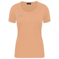 Koszulki i topy damskie - Kappa Kappa Damski T-shirt Fania Techniczny, neonowy pomarańczowy, 6Y 304TP50_924_6Y - miniaturka - grafika 1