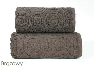Greno RĘCZNIK EMMA 2 50X100 BRĄZOWY RE-EM2-050-BRAZ - Ręczniki - miniaturka - grafika 1