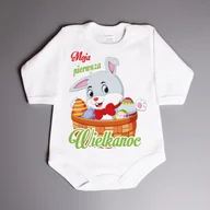 Body dla niemowląt - Moja pierwsza Wielkanoc - zajączek 2 - body wielkanocne - miniaturka - grafika 1