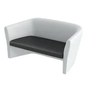 Meble kosmetyczne - KLARA Kanapa do poczekalni Rodzaj obicia: Skaj Exclusive - miniaturka - grafika 1