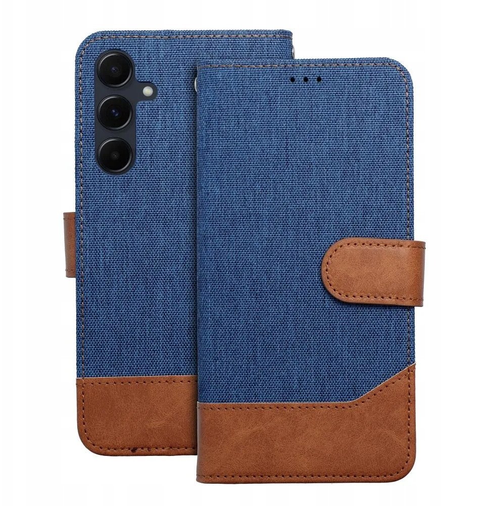 Kabura JEANS Book do SAMSUNG A56 5G niebieski