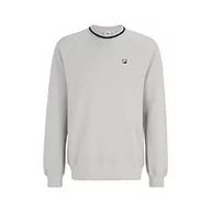 Bluzy męskie - FILA Bluza męska BILECIK Raglan Crew, jasnoszary melanż, L, jasnoszary melanżowy, L - miniaturka - grafika 1