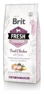 Brit Fresh Puppy Healthy Growth Chicken&Potato 12 kg - Sucha karma dla psów - miniaturka - grafika 1