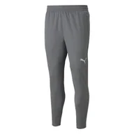 Spodnie męskie - Męskie Spodnie PUMA TEAMFINAL TRAINING PANTS SMOKED PEARL-PU 65738013 – Czarny - miniaturka - grafika 1