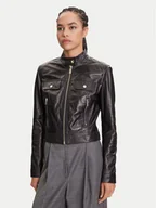 Kurtki damskie - Marciano Guess Kurtka skórzana 5YGL09 7345A Czarny Regular Fit - miniaturka - grafika 1