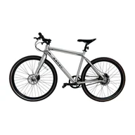 Rowery elektryczne - Rower elektryczny męski EBFEC R2-S, 27,5”, srebrny - miniaturka - grafika 1