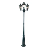 Lampy ogrodowe - QAZQA Wiejska latarnia zewnętrzna ciemnozielona 3-punktowa IP44 - Nowy Orlean - miniaturka - grafika 1