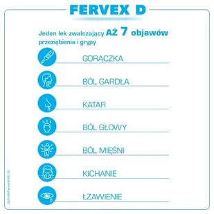 UPSA Fervex D 8 szt. - Suplementy diety - miniaturka - grafika 1