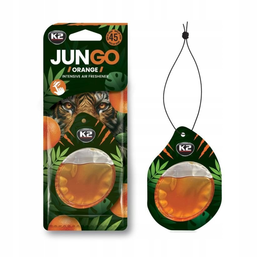 K2 V362 Zapach JUNGO ORANGE Membranowa Zawieszka Zapachowa do Samochodu