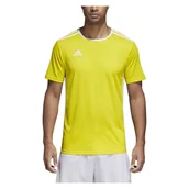 Gadżety dla kibiców - Adidas męska koszulka entrada 18 - s yellow/white CD8390 - miniaturka - grafika 1