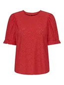 Koszulki i topy damskie - ONLY Onlsmilla S/S Puff Top JRS Top damski - miniaturka - grafika 1