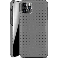 Etui i futerały do telefonów - Etui na telefon Dot Grid grey Apple iPhone 11 Pro Max - miniaturka - grafika 1