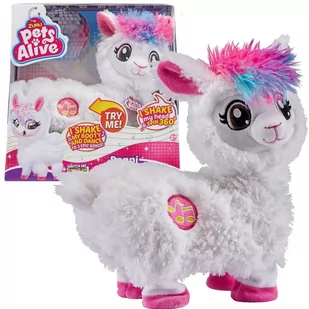 ZURU PETS ALIVE Interaktywna pluszowa tańcząca LAMA BONNIE - Zabawki interaktywne dla dzieci - miniaturka - grafika 1