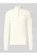 Swetry męskie - Sweter o kroju regular fit z imitacji dzianiny z czystej wełny jagnięciej - Gant - miniaturka - grafika 1