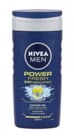 Kosmetyki do kąpieli - Nivea Power Refresh żel pod prysznic Shower Gel) 250 ml - miniaturka - grafika 1