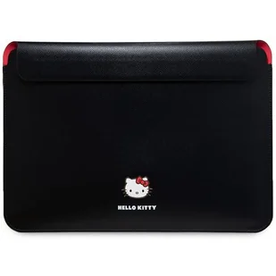 Hello Kitty Sleeve HKCS14PGHDLMK 14" czarny/black PU Metal Logo - Etui i futerały do telefonów - miniaturka - grafika 1