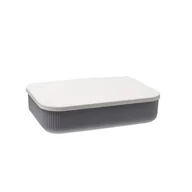 Pudła i pojemniki do przechowywania - Organizer z pokrywką Lotos 3,2 l popiel - miniaturka - grafika 1