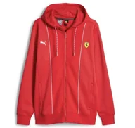 Bluzy męskie - Bluza sportowa męska Puma Ferrari Race HDD Sweat Jacket Rosso Corsa - 620942-02-M - miniaturka - grafika 1