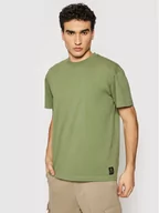 Koszulki męskie - Deus Ex Machina T-Shirt Plain Military DMP201810 Zielony Box Fit - miniaturka - grafika 1