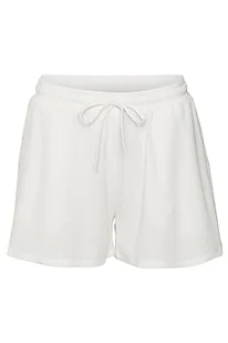 VERO MODA Damskie szorty VMEMMA Noos, śnieżnobiałe, M, Snow White, M - Spodenki damskie - miniaturka - grafika 1