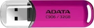 Pendrive - MEMORY DRIVE FLASH USB2 32GB/PINK AC906-32G-RPP ADATA - miniaturka - grafika 1