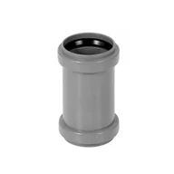 Rury - EQUATION Złączka nasuwna PP 50 mm szara - miniaturka - grafika 1