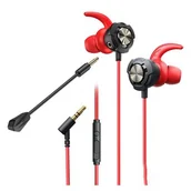 Słuchawki - WK Design YB01 Gaming series czerwone - miniaturka - grafika 1