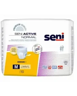 Seni Active Normal Majtki chłonne M, 10 sztuk - Pieluchy dla dorosłych - miniaturka - grafika 1
