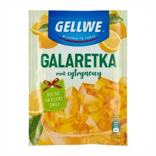 GELLWE GELLWE GALARETKA CYTRYNOWA 75G zakupy dla domu i biura 54267133 - Batoniki - miniaturka - grafika 1